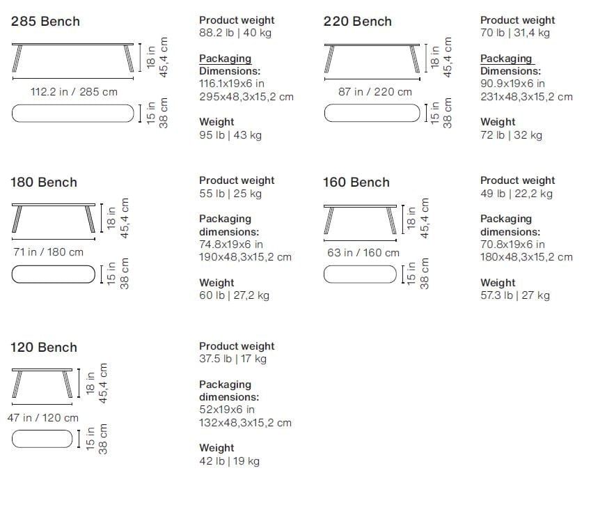 Садовая скамейка Iroko и окрашенная стальная основа RS Barcelona YOU AND ME ARCH-00089048 - Вид №14