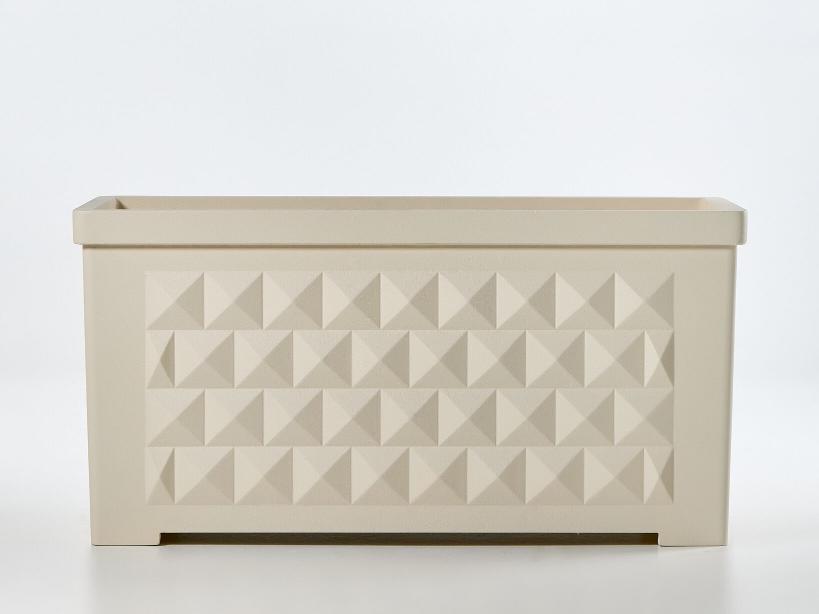 Перерабатываемый двухкомпонентный прямоугольный садовый горшок из смолы Ellemura бриллиант ARCH-00087992 - Вид №1