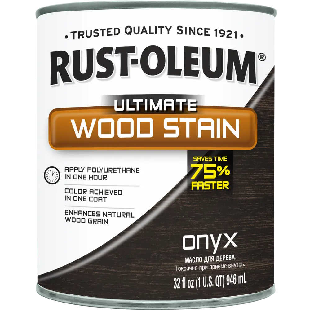 Масло тонирующее Ultimate цвет оникс 0.946 л 82482335 STLM-2071784 RUST-OLEUM  - Вид №1