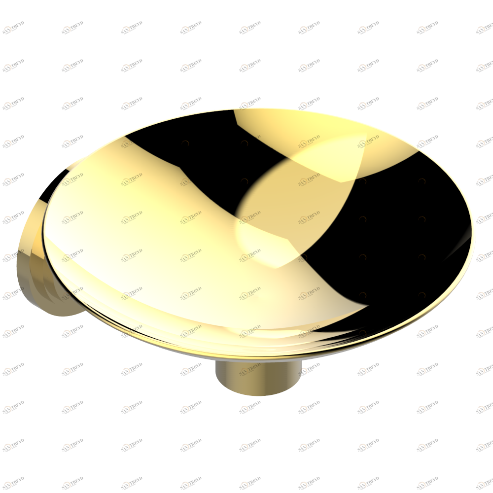 G2J-546GM Мыльница настенная, диаметр : 150 мм Thg-paris Faubourg - белый фарфор - с рукоятками Покрытие PVD золотистый цвет G2J-546GM CAT.F