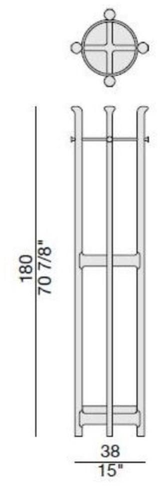 Porada Вешалка из орехового дерева с подставкой для зонтов Nineteen sun-id-1443535 - Вид №1