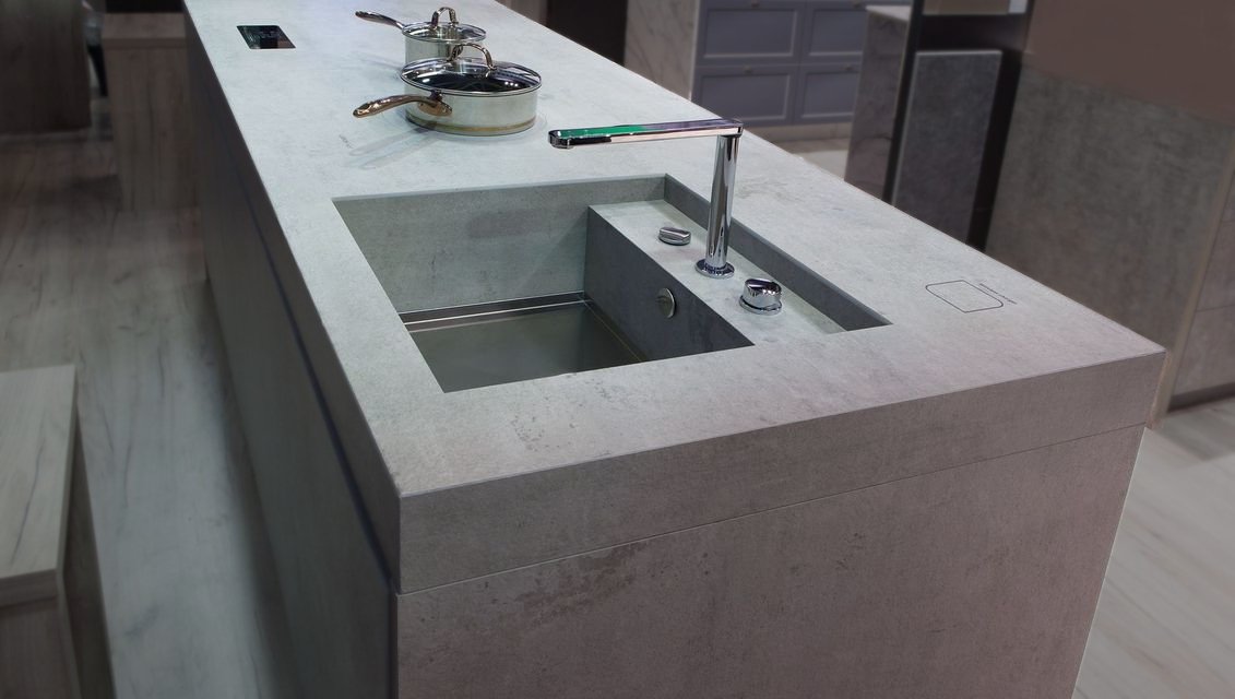 Столешницы для кухни - Бетон рувида LIGRON LIST304 4057 - Вид №7