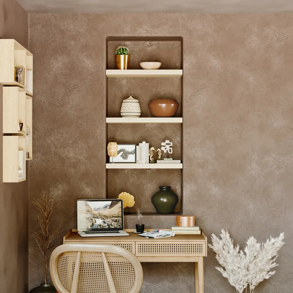 Полка настенная Spaceo Oak 60x23.5 см МДФ цвет дуб 82877532 STLM-2043845  - Вид №6