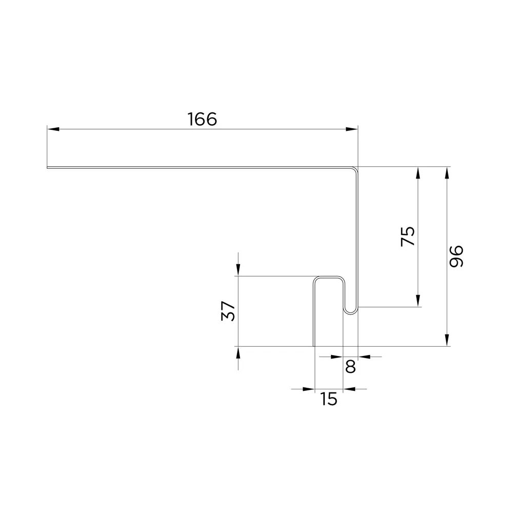 Планка околооконная для фасадных панелей MONLID цвет коричневый 89410736 STLM-2091504  - Вид №3