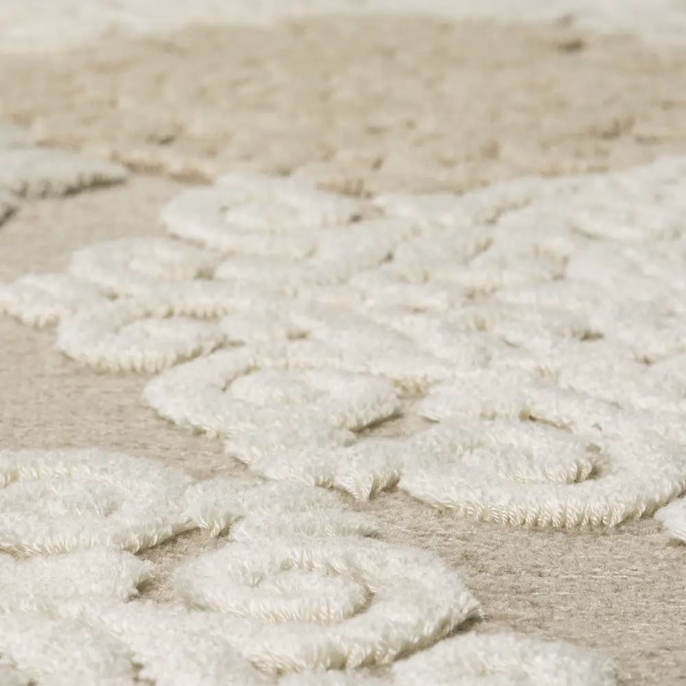 Ковер вискоза Genova 001-655590 65х110 см цвет бежевый RAGOLLE STLM-2199440 - Вид №3