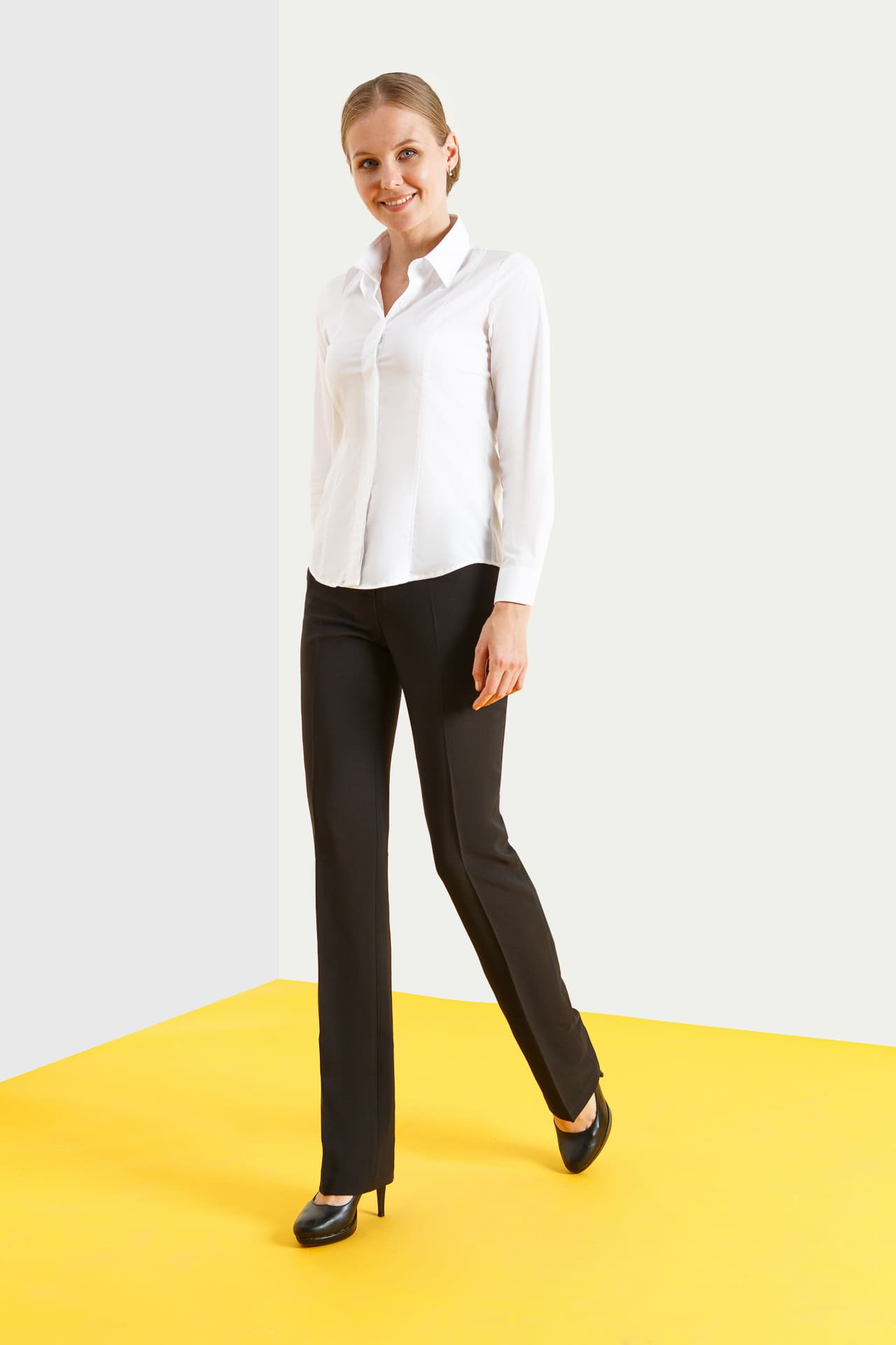 62858 Брюки  женские черные El-Risto  Одежда для официантов  размер 44  - Вид №4