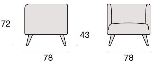 CTS SALOTTI Кресло со съемным чехлом Plaza sun-id-1376718 - Вид №4