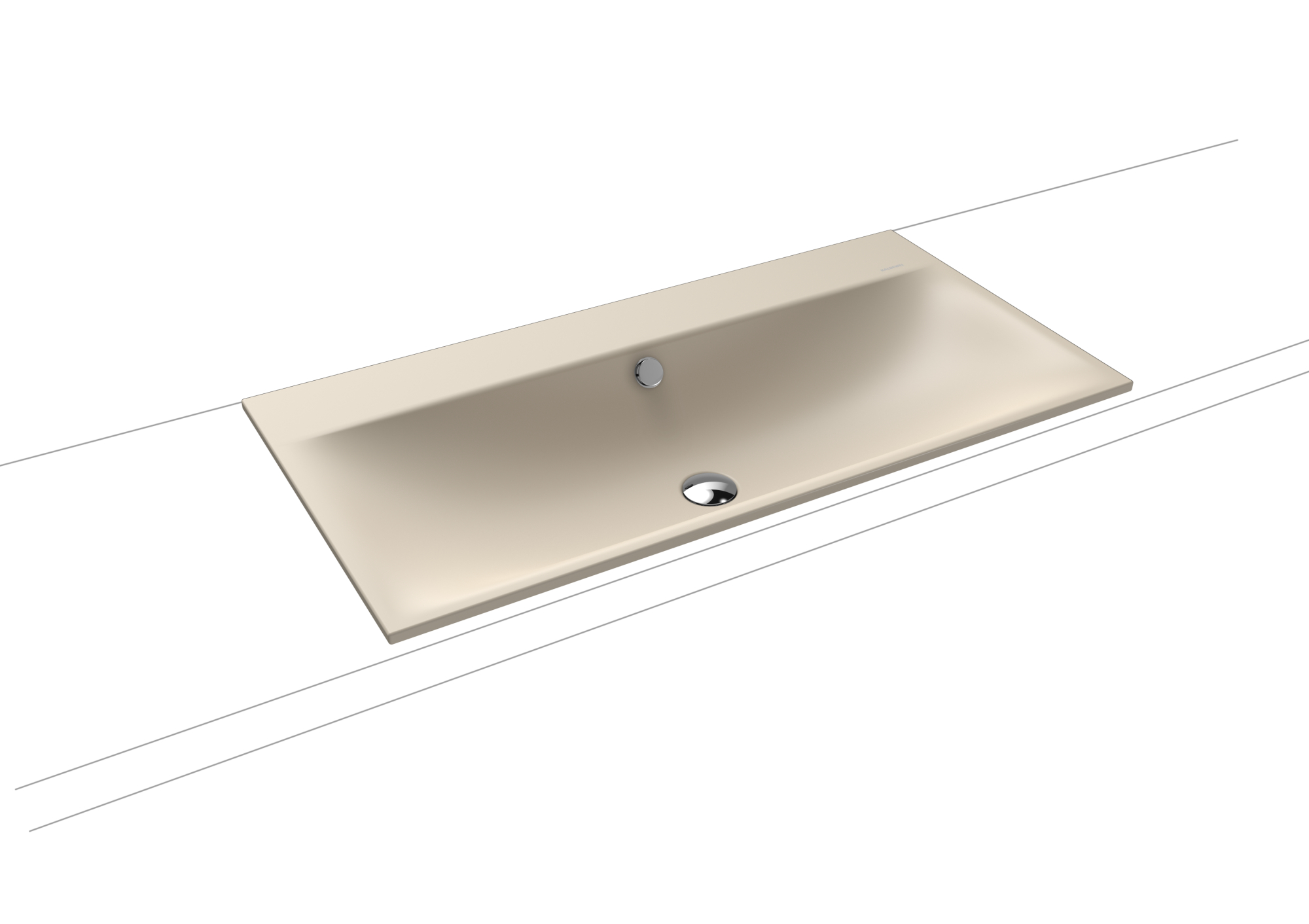Умывальник KALDEWEI Сталь эмалированная 3038 443 теплый бежевый 20 30383319443