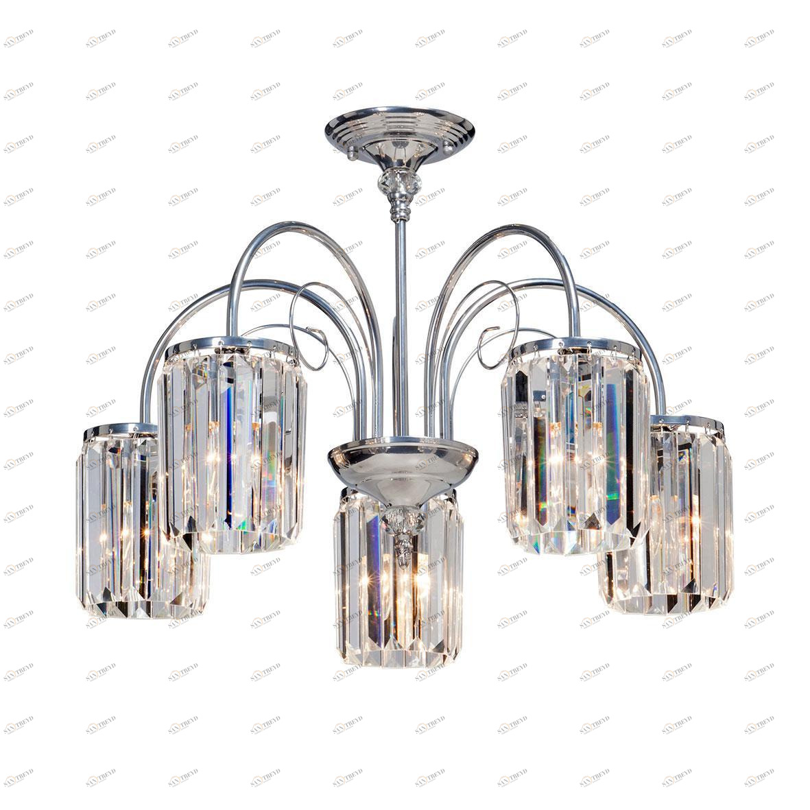 Потолочная люстра Vitaluce V5205-9/5PL хром VITALUCE ДИЗАЙНЕРСКИЕ 194778 Хром 