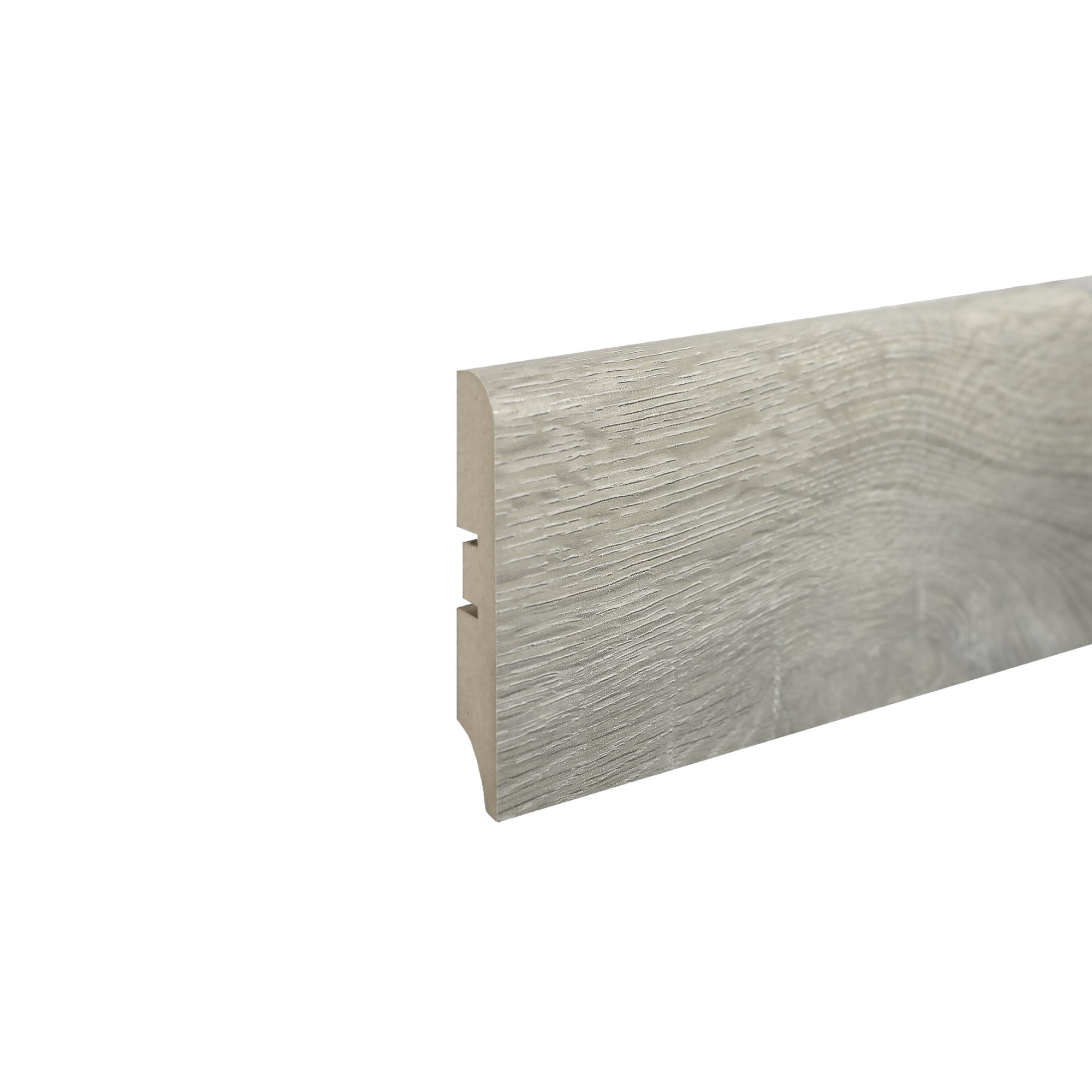 82479122 Плинтус напольный МДФ «Ясень беленый» высота 80 мм, длина 2.4 м Santreyd 