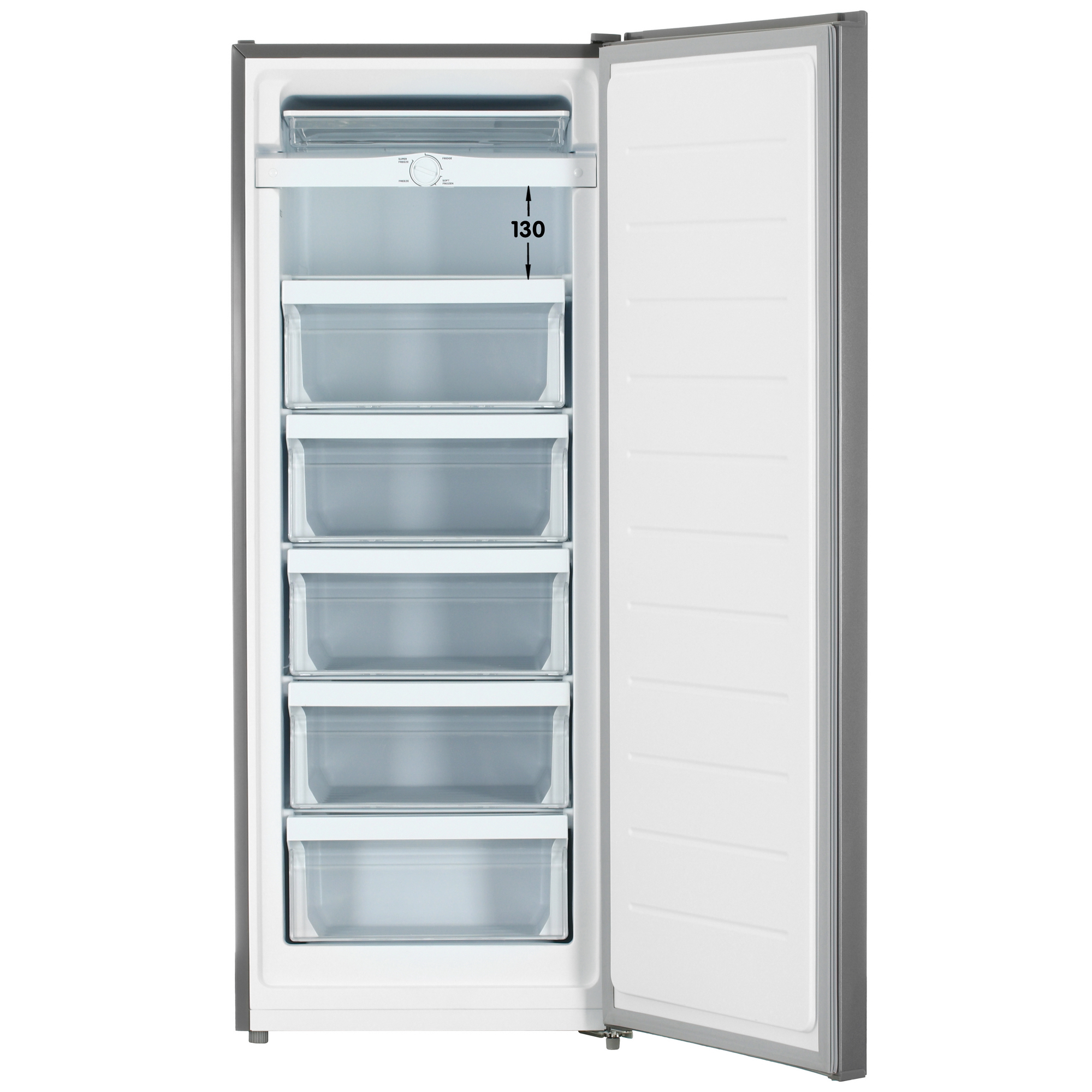 5405443 Морозильный шкаф  DEXP UF-L195MA/W серый STDN-0006878 - Вид №1