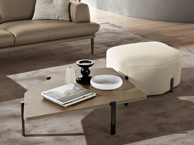 Кожаная тумбочка с деревянной столешницей Max Divani Muzzle ARCH-00032172 - Вид №2