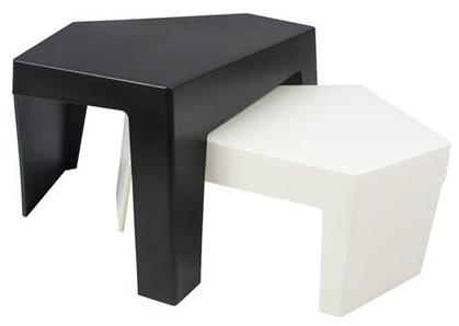 Quinze & Milan Пластиковый журнальный столик Maze sun-id-1504896 - Вид №2