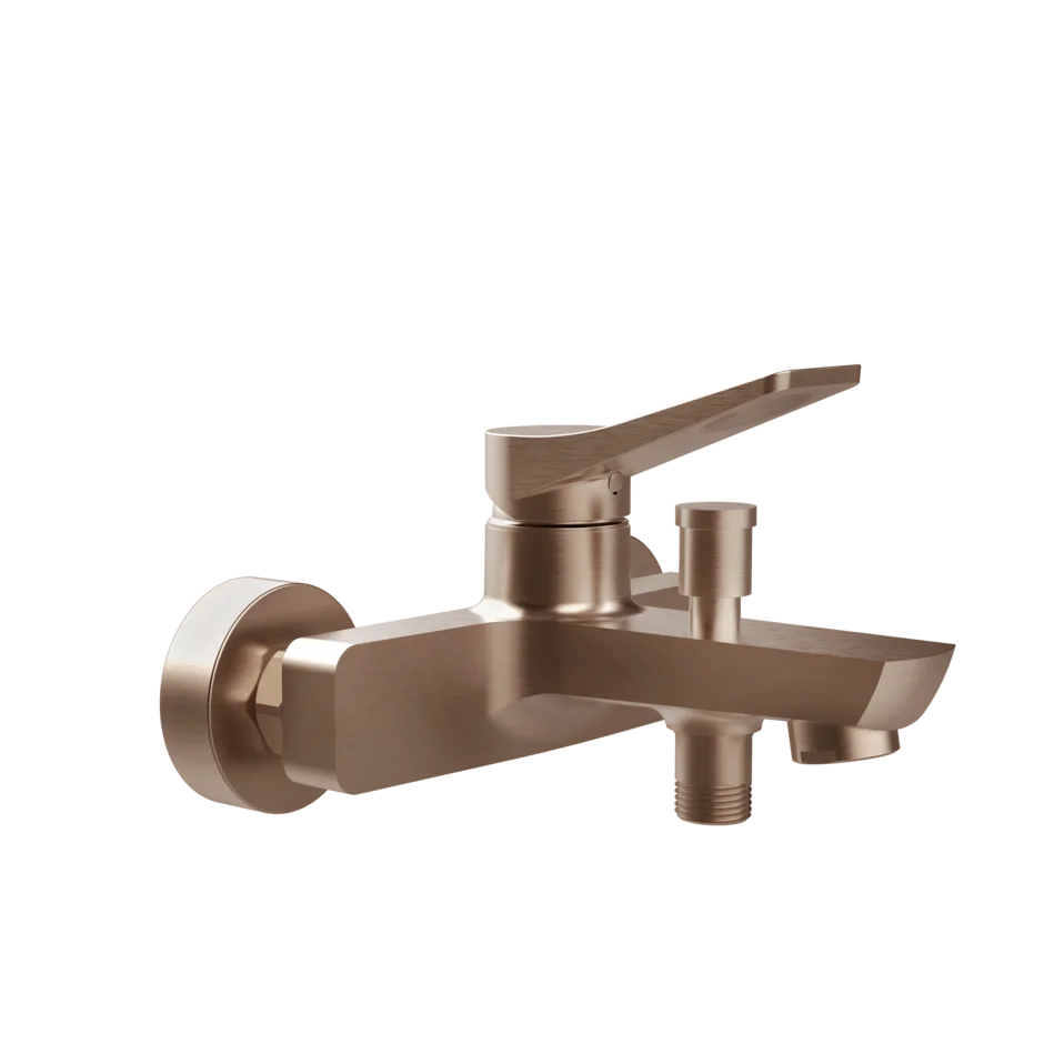 Смеситель для ванны 59013 708 Gessi Rilievo МЕДНЫЙ МАТОВЫЙ PVD 59013708