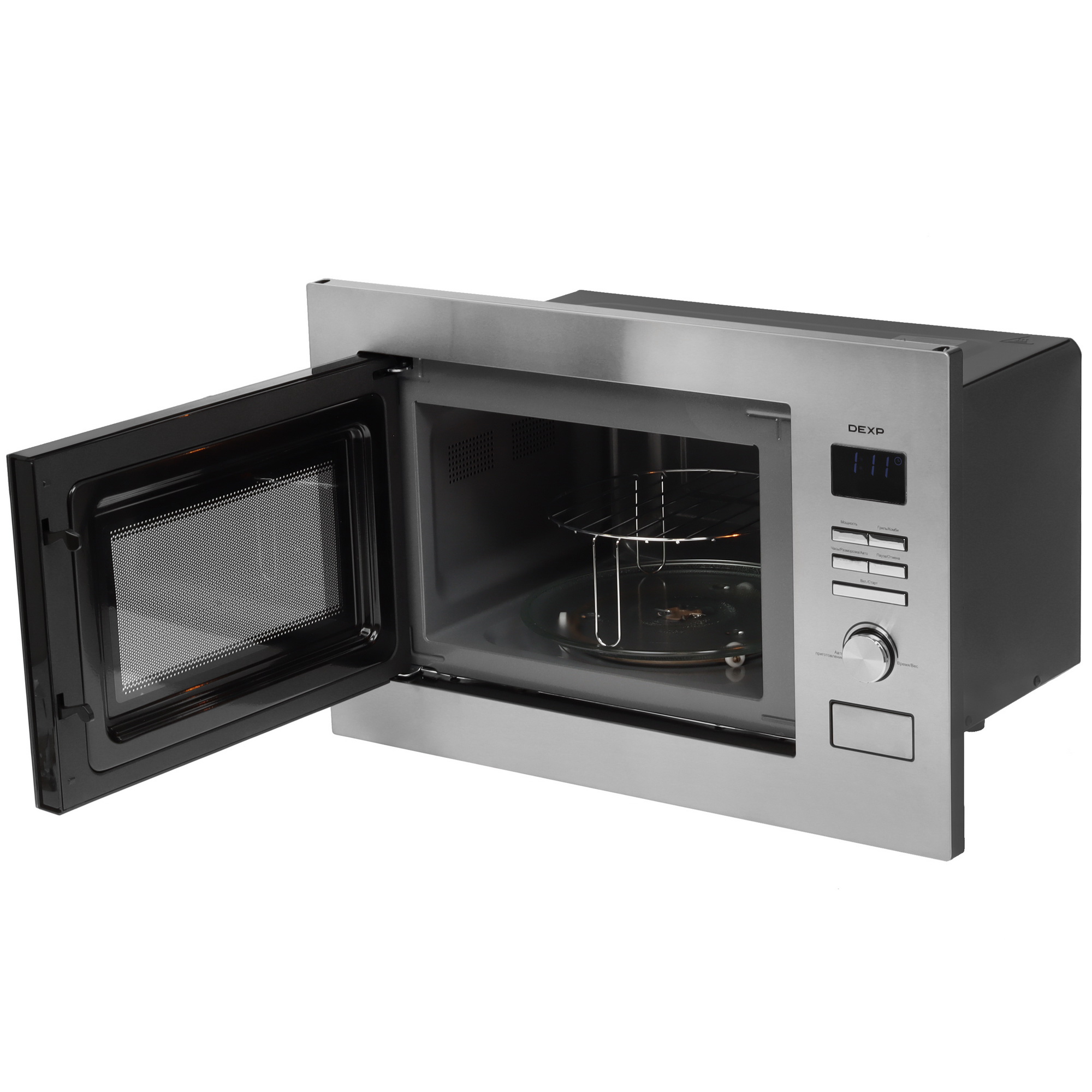 5445276 Встраиваемая микроволновая печь DEXP W601KSS серебристый STDN-0063817 - Вид №4