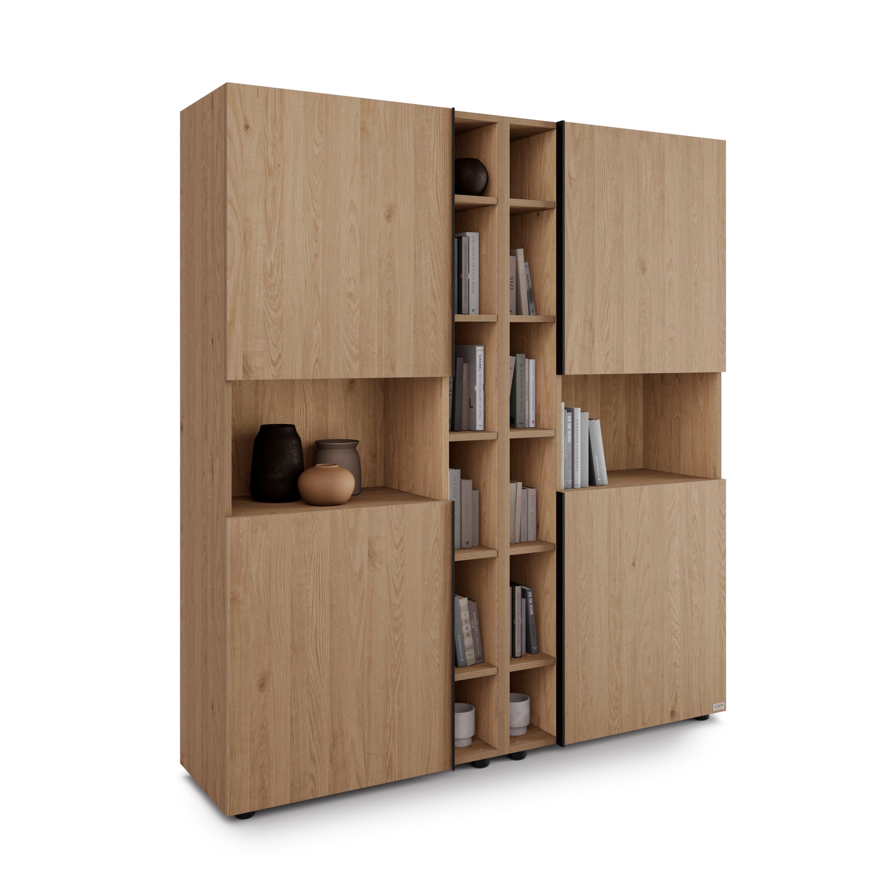 Настенный книжный шкаф из меламинированного материала Mobili Fiver ROMINA ARCH-00138664 - Вид №43
