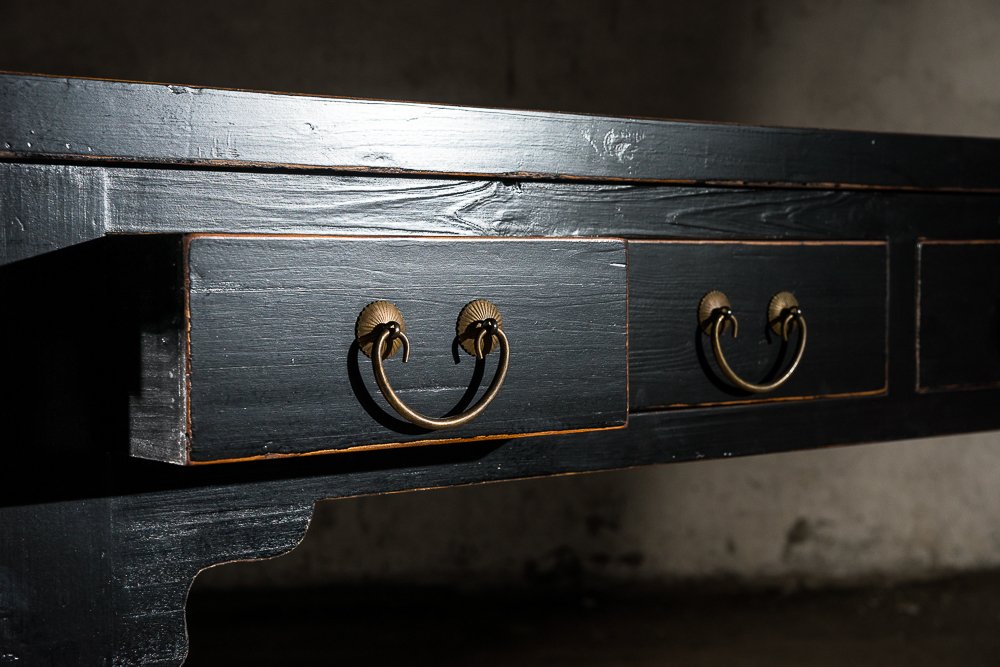 Консоль черная с ящиками прямоугольная "Кан-ань" ДОМАШНЯЯ ОБСТАНОВКА  017350 Черный Santreyd  - Вид №3