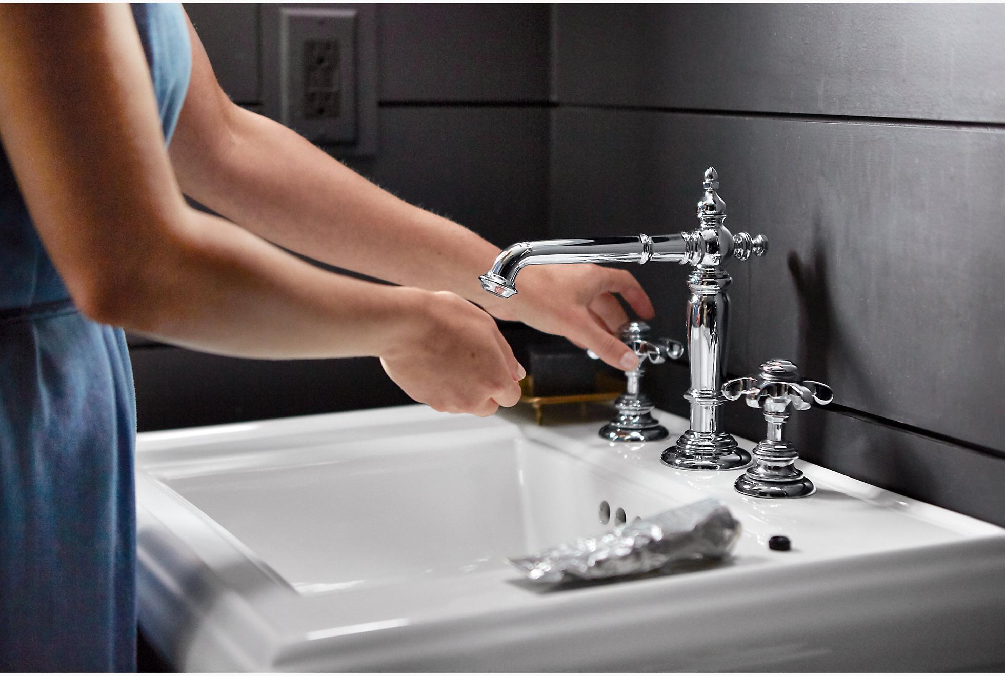 K-2238-8-96 Напольная раковина стоящая прямоугольная Kohler  - Вид №7