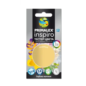 Тестер краски для стен Primalex Inspiro цвет медовый 0.03 л 84830879 STLM-2028650