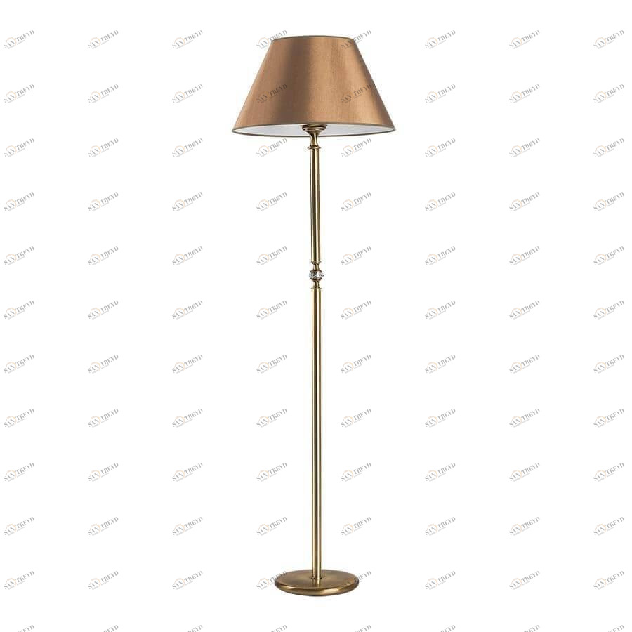 Торшер с абажуром бронзовый San Marino Swarovski SAN-LS-1(P/A)SW KUTEK SAN MARINO ABAZUR 00-3948915 Бронза 