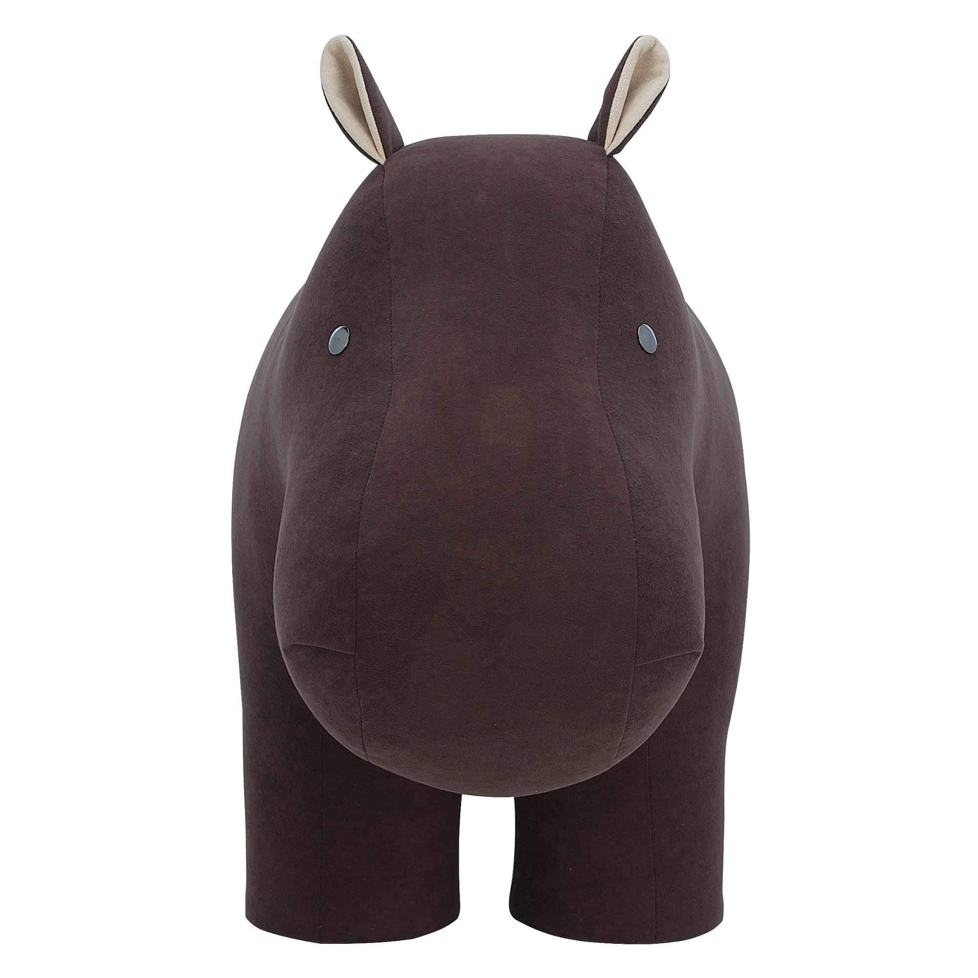 Пуфик детский коричневый "Бегемот" Hippo, 90 см, ткань Omega 22/Omega 02 LESET  00-3833168 Коричневый Santreyd  - Вид №1