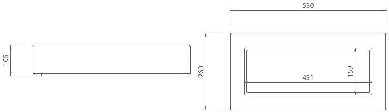 BRITISH FIRES Открытый стол-камин из цементных материалов на биоэтаноле sun-id-1505835 - Вид №1