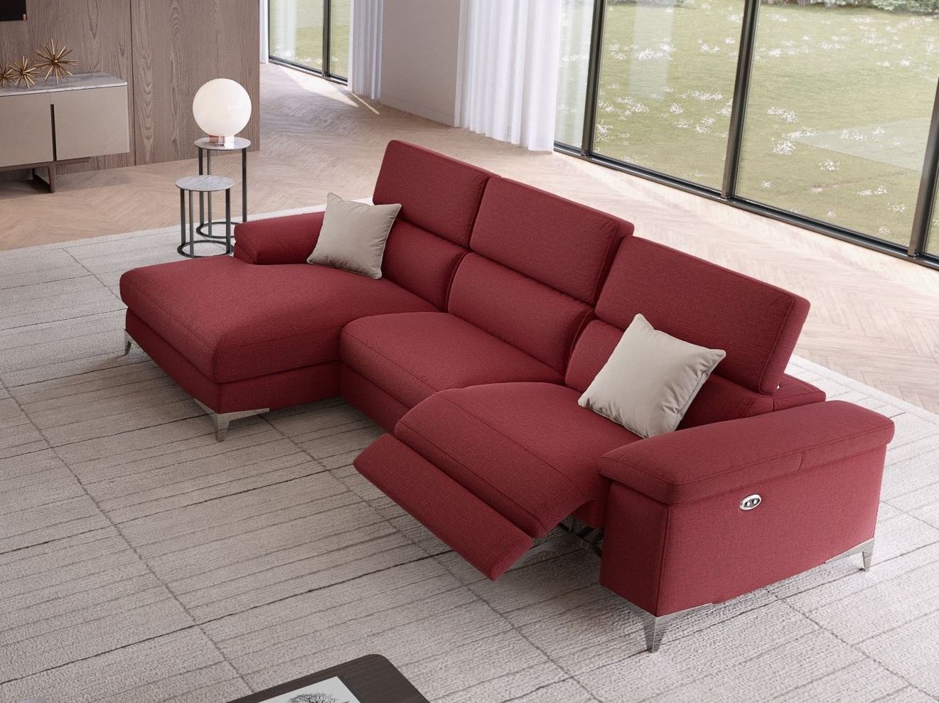 Тканевый диван с полуостровом Sofanella Venosa ARCH-00029482 - Вид №7