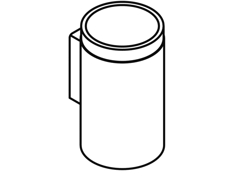 162.04.11060 Кружка с держателем HEWI System 900 - Вид №7