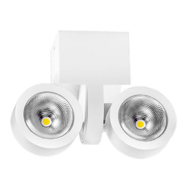 Спот потолочный светодиодный на 2 лампы белый Snodo 55364 LIGHTSTAR SNODO 00-3926519 Белый  - Вид №3