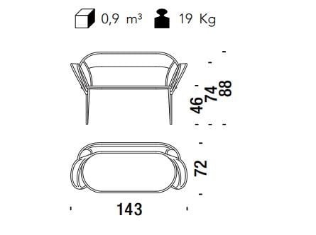Диван из полиэтиленовой проволоки ручной работы MOROSO M'afrique ARCH-00117850 - Вид №6