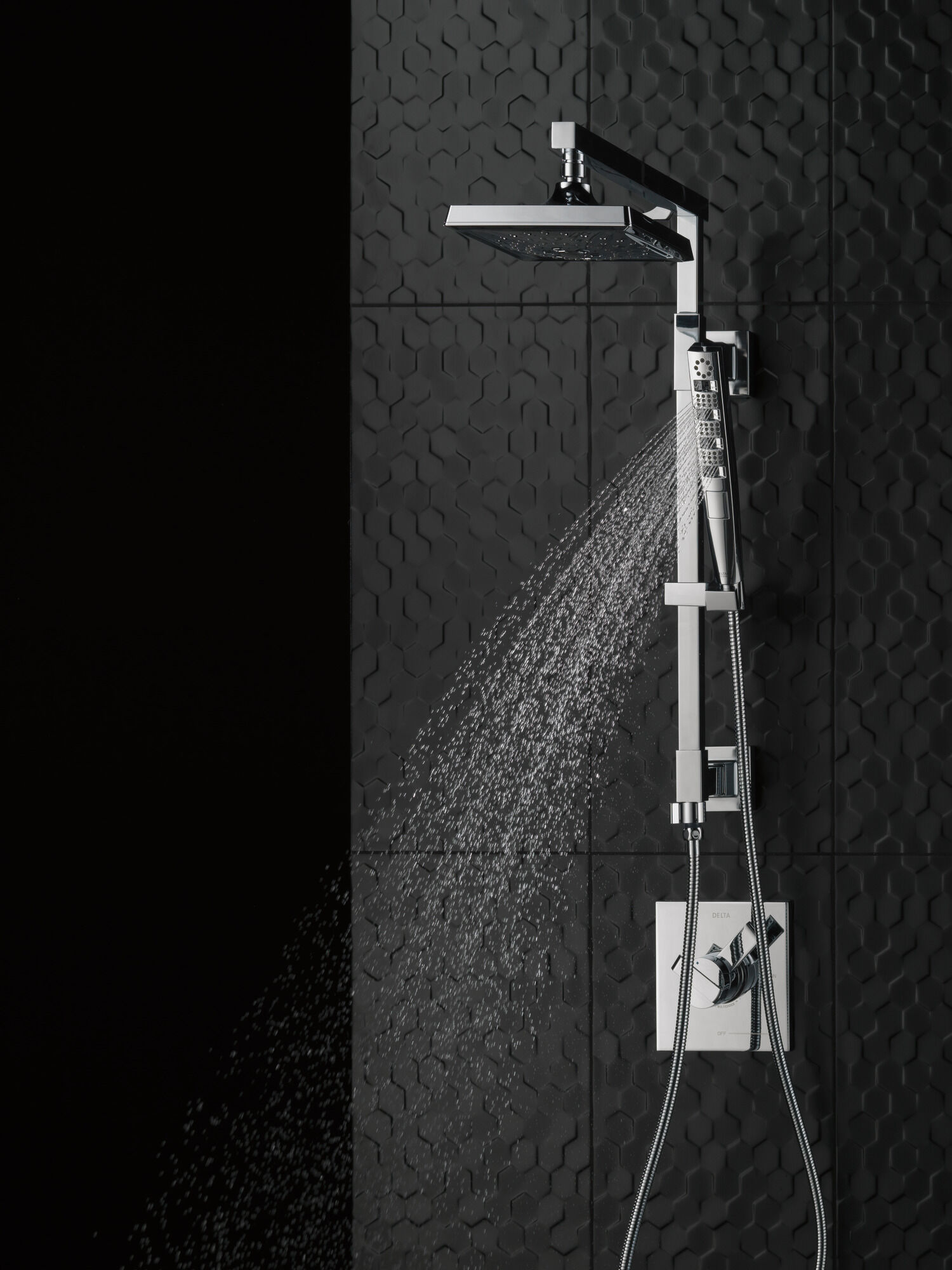 58410 Душевая колонна угловая 18 дюймов Delta Faucet Universal Showering Хром  - Вид №14