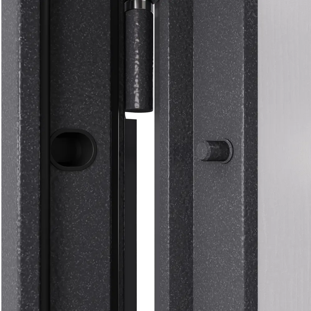 Дверь входная металлическая Гибсон 95x205 см правая скай беленый с зеркалом TOREX STLM-2023843 - Вид №15