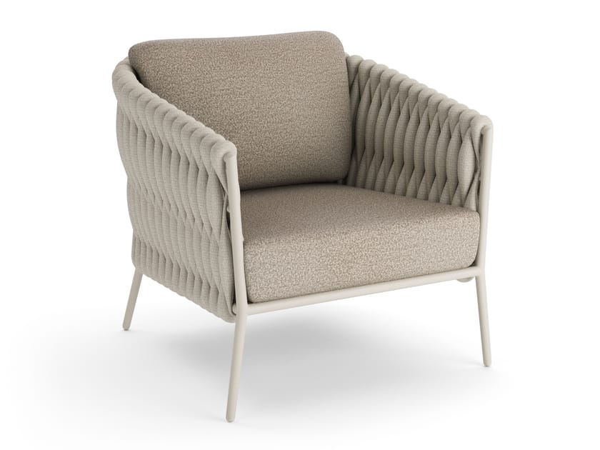 Тканевое садовое кресло с подлокотниками Jati Kebon Fortuna Socks ARCH-00139062