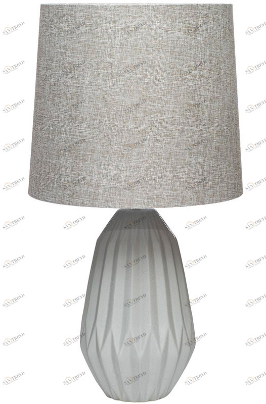 Лампа настольная Ressie 2867 GARDA DECOR ВАЗА 033824 Серый 
