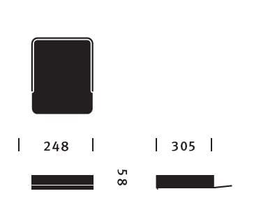Лоток для документов ABS Herman Miller Formwork ARCH-00138708 - Вид №4