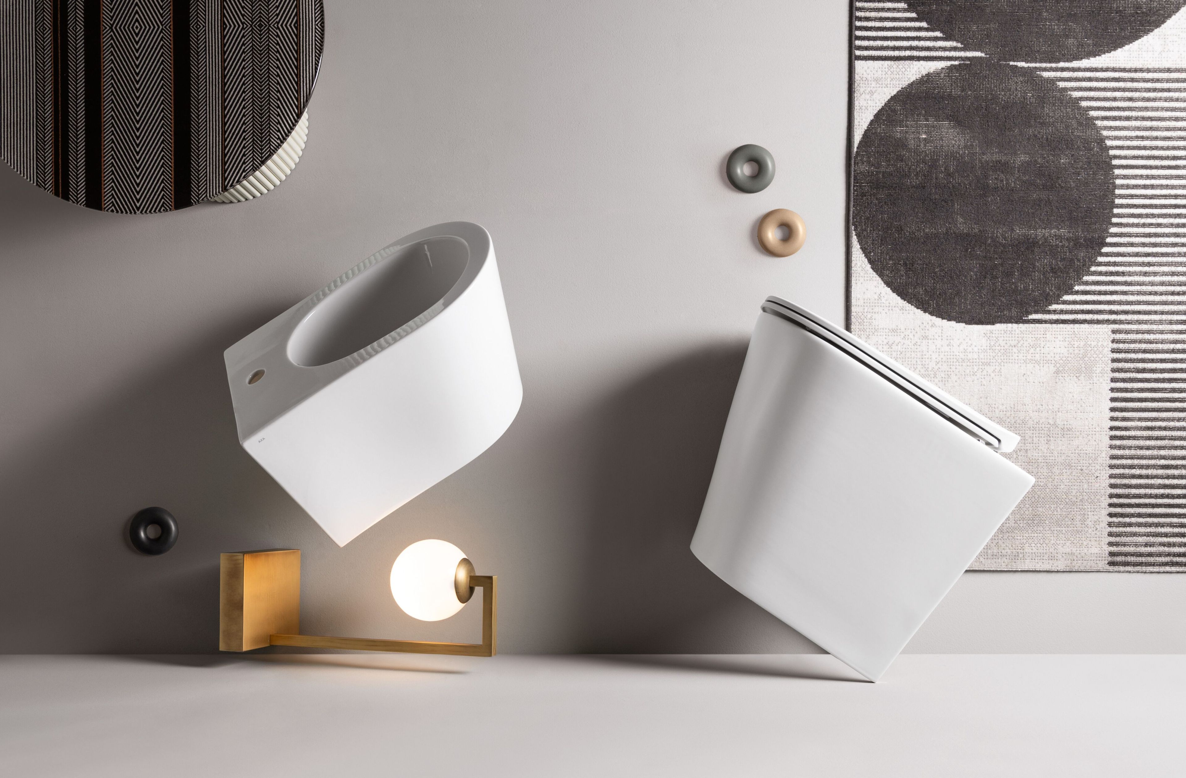 Керамическое подвесное биде Axa + тридцать девять ARCH-00112069 - Вид №8