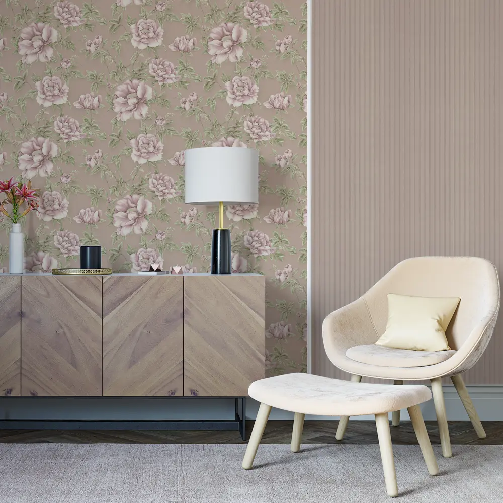 Обои флизелиновые Palitra Home Pion коричневые 1.06 м HC71519-54 STLM-2150195 - Вид №2