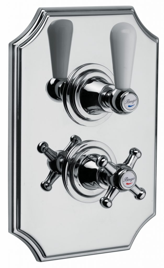 9549 Встроенный термостатический смеситель 1/2 ”с переключателем на 2 направления. Bongio La Tosca 
