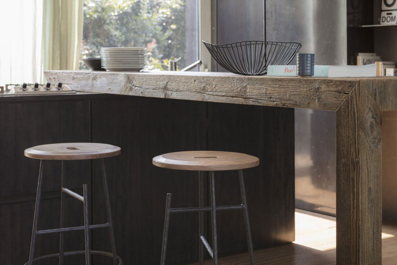 Стул грецкого ореха с подставкой для ног Mogg SBAGLIATO ARCH-00021288 - Вид №3