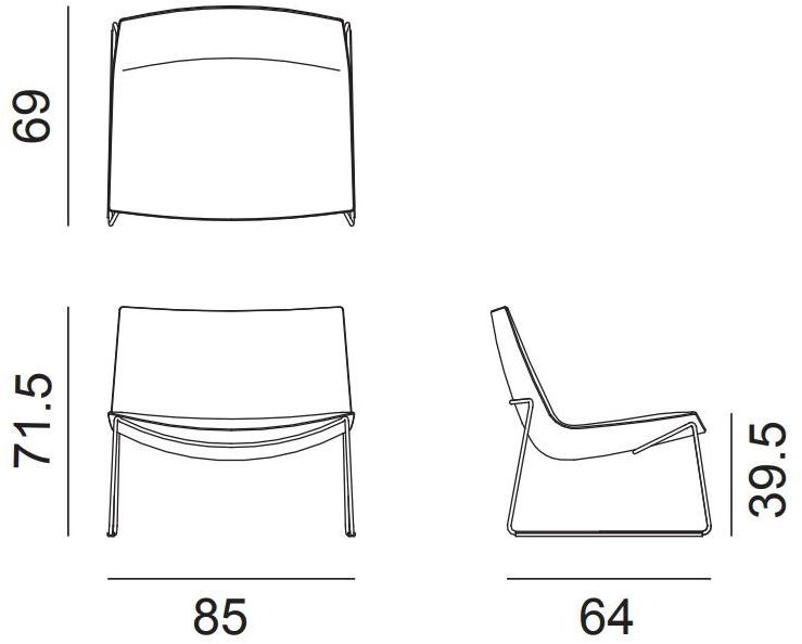 arper Санки со столом Catifa 80 2033 - Вид №1