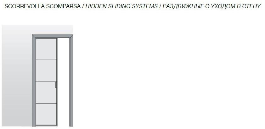 Longhi Стеклянная раздвижная дверь для гардеробных Aluminiun chic – doors Serie 308 - Вид №3