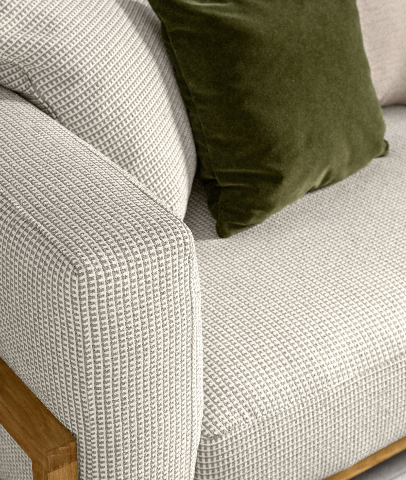 Тканевый модульный садовый диван Talenti CleoSoft-wood ARCH-00051032 - Вид №9