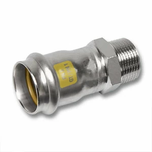 617243G2234 SANHA 17243G пр.-фит. газ, нерж.сталь, ниппель переходной ВПр-НР 22x3/4 мм