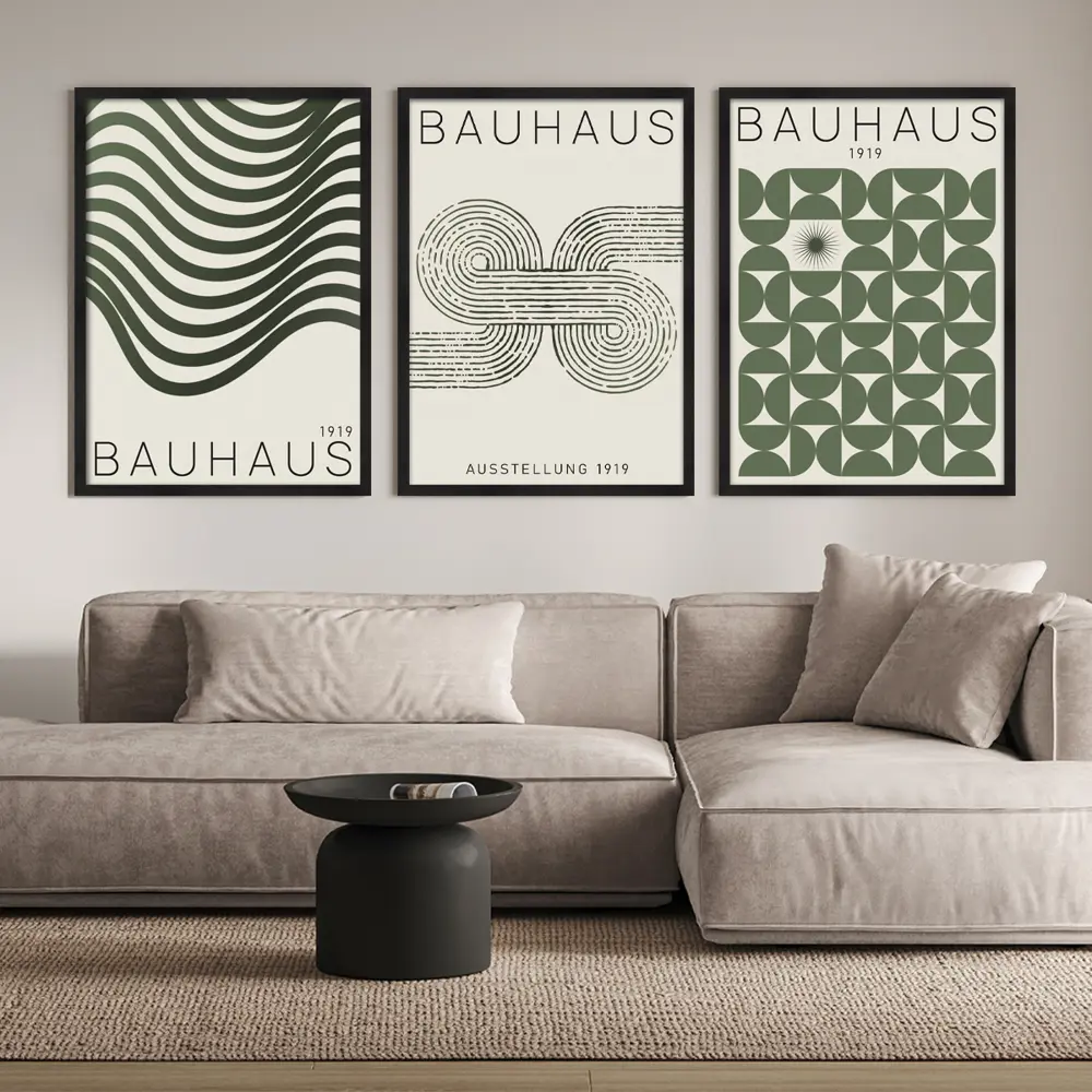 Картина с рамкой Postermarket Баухаус 50x70 см цвет зеленый 89399975 STLM-2116295  - Вид №3