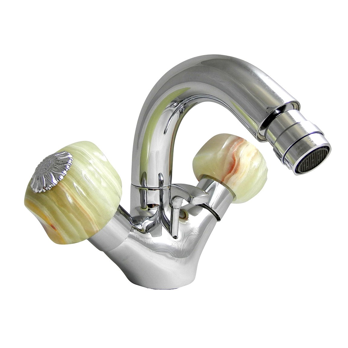 2134 ** 09O Смеситель для биде на одно отверстие с поворотным изливом Nicolazzi Series Onice 