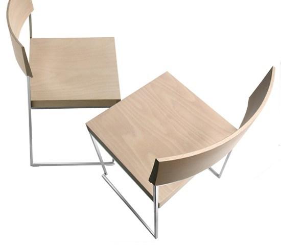 Lapalma Штабелируемый деревянный стул в виде санок Cuba+cubo sun-id-1344633 - Вид №5