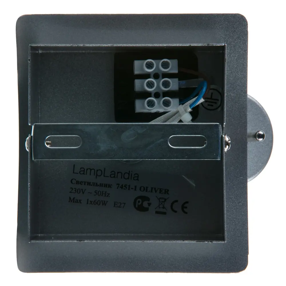 Спот Chrom 1xE27x40 Вт LAMPLANDIA STLM-2181391 - Вид №1