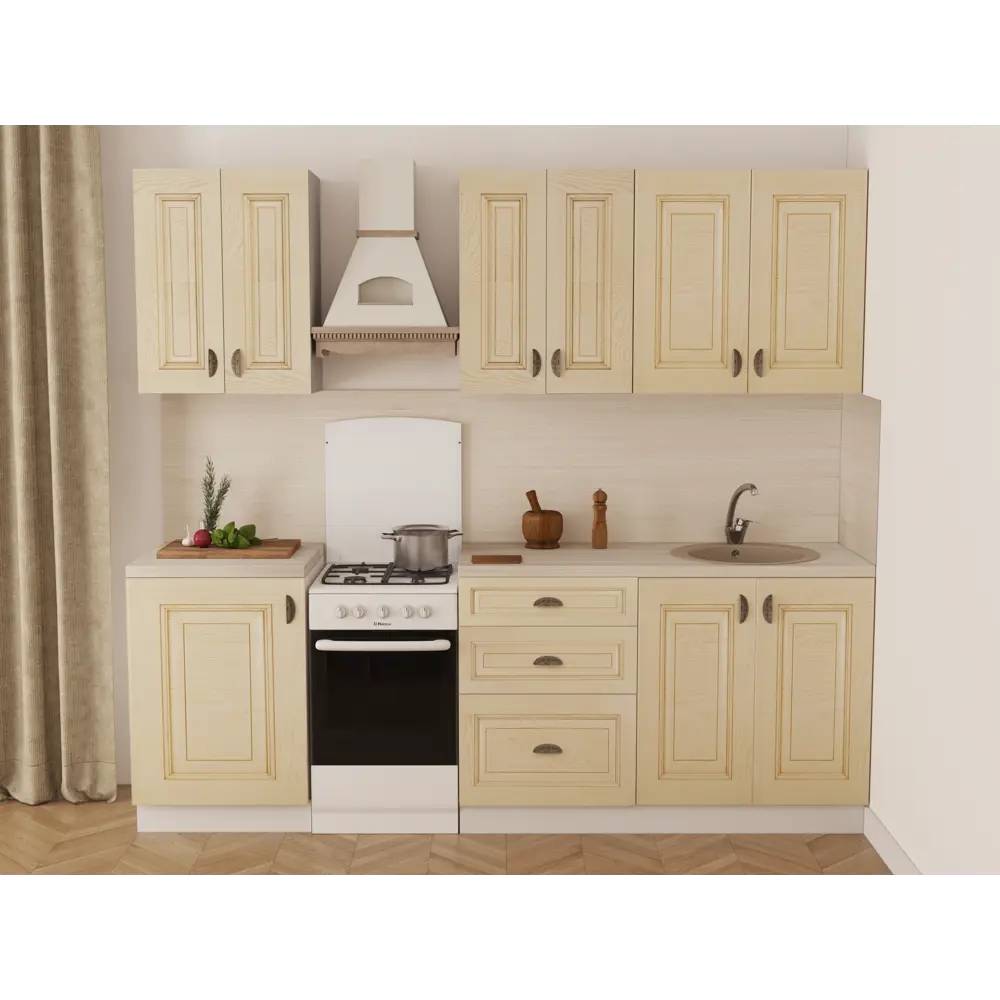 Каркас напольный DELINIA ID для кухни 80×56 см белый ЛДСП 82000359 STLM-1485385 - Вид №11