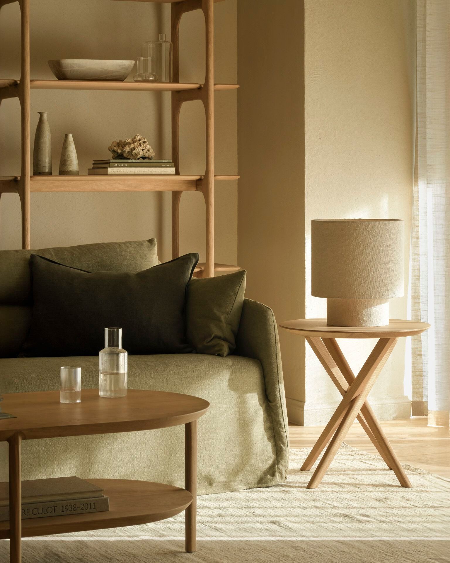 3-местный льняной диван Ethnicraft Weave ARCH-00118533 - Вид №14