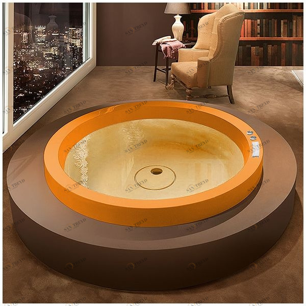 Ванна GRUPPO TREESSE Eos 160 VTL-V8461-O оранжевая круглая отдельностоящая VTLV8461O